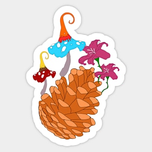 Floral Sticker